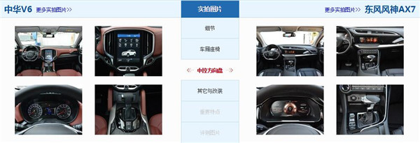 中华V6和风神AX7哪个好 两款车型各有优势