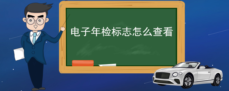 电子年检标志怎么查看