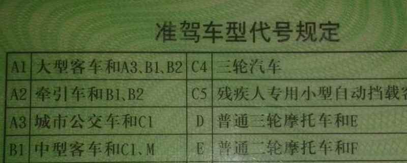 A1A2合并驾照可以开什么车