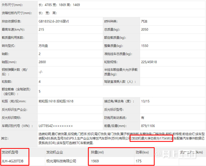 吉利新星瑞曝光！2.0T动力升级 现款4S店降2.5万