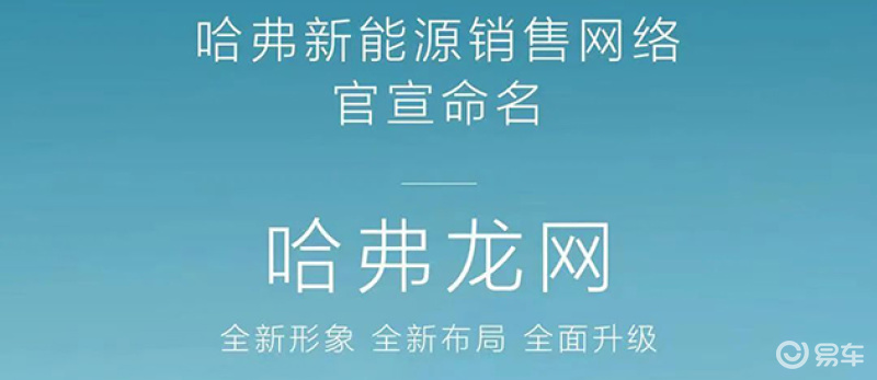 哈弗新能源销售网络命名龙网 两款新车命名同步公布