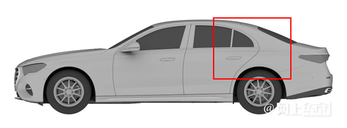 奔驰新E级标轴-图片曝光！双前脸+2.0T低功发动机