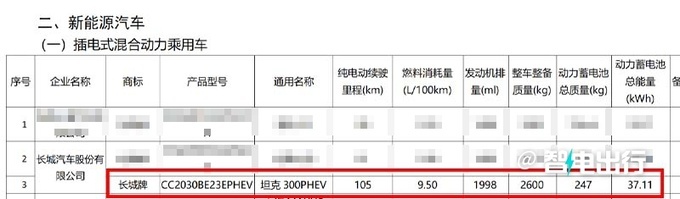 新坦克300街拍曝光！跑1公里仅需2毛钱 预计20万起售