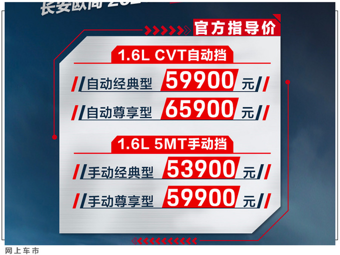 长安欧尚新款科赛5上市 5.39万元起售/前脸变化大