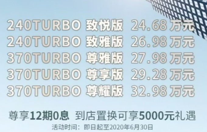 东风本田全新UR-V上市 24.68万起售/驾乘感提升