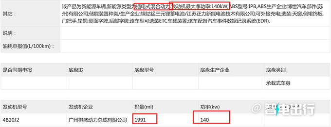 传祺新GS8更名ES9！搭2.0T混动 预计25万起售