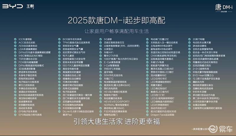 2025款比亚迪唐DM-i正式上市 售17.98万元起