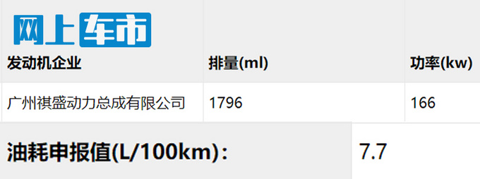 广汽传祺新GA8实拍 搭1.8T发动机/性能大幅提升